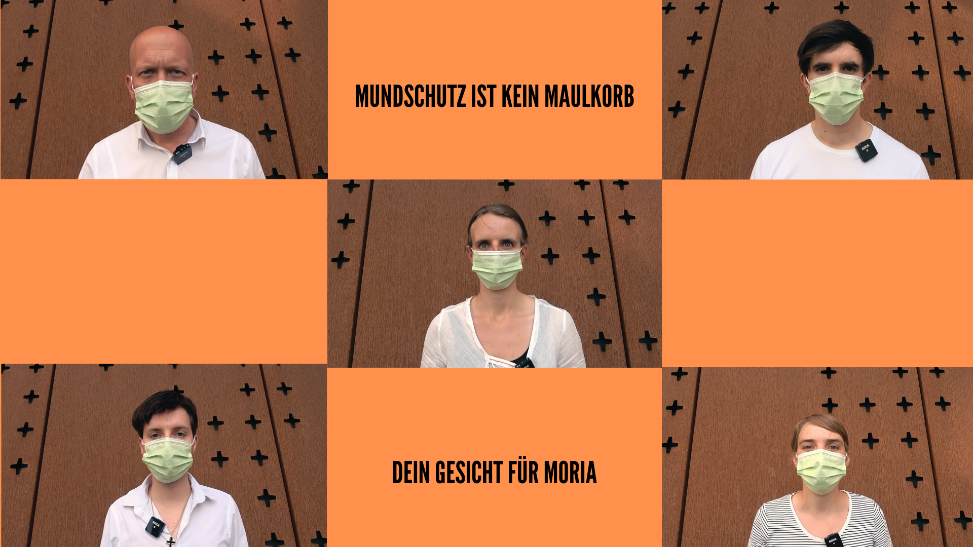 Mundschutz ist kein Maulkorb – Zeig dein Gesicht für Moria – Aktion der Christuskirche Köln ruft zu Online-Demo und Evakuierung der Flüchtlingslager auf